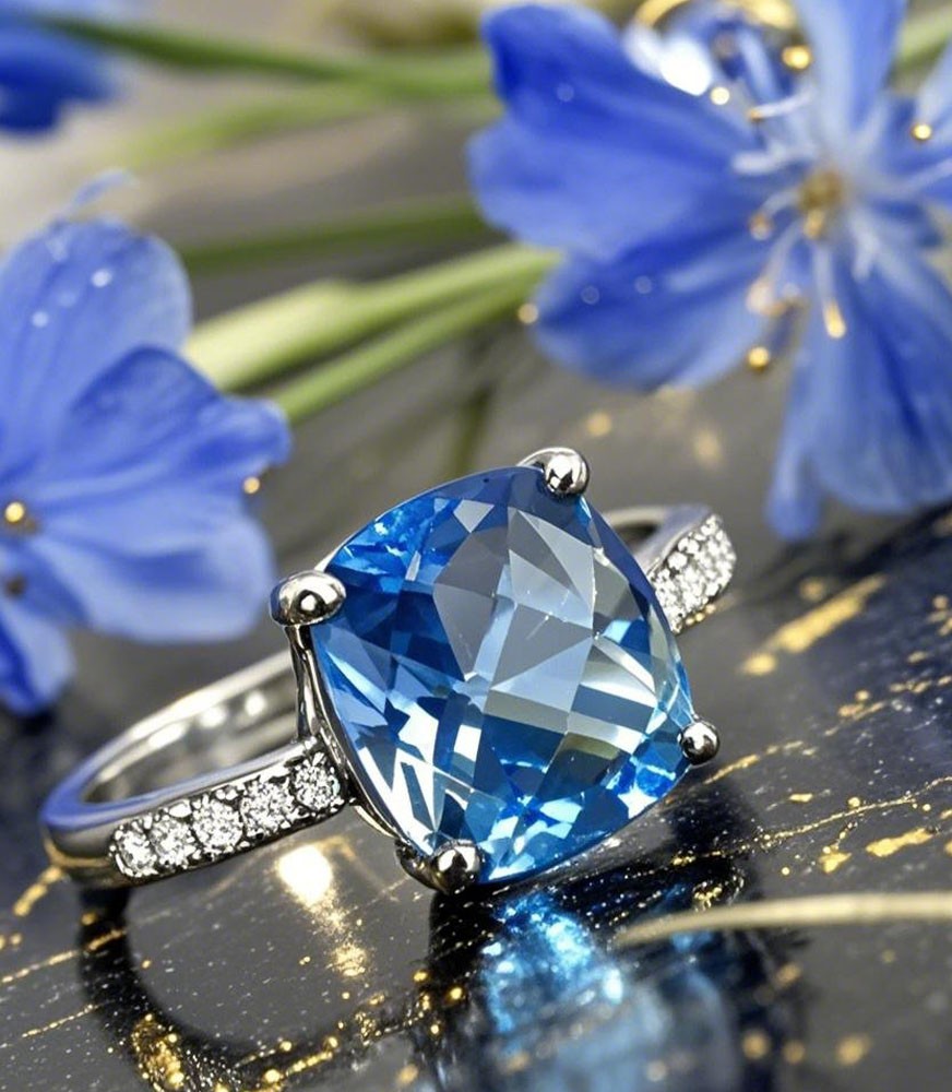 Anello briolette